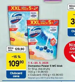 Tesco Domestos power 5 wc blok nabídka