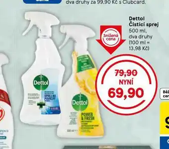 Tesco Dettol čistící sprej nabídka