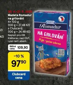 Tesco Madeta romadur na grilování nabídka