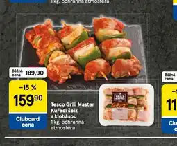 Tesco Kuřecí špíz s klobásou nabídka