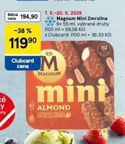 Tesco Magnum mini zmrzlina nabídka