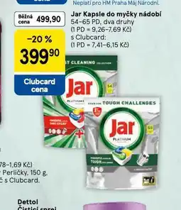 Tesco Jar kapsle do myčky nabídka