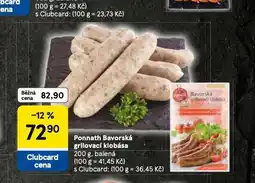 Tesco Bavorská grilovací klobása nabídka