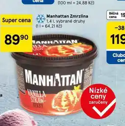 Tesco Manhattan zmrzlina nabídka