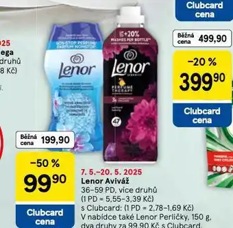 Tesco Lenor aviváž nabídka