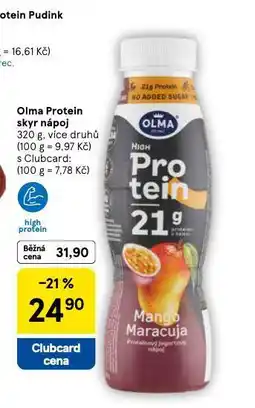 Tesco Olma protein skyr nápoj nabídka