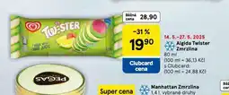 Tesco Algida twister zmrzlina nabídka