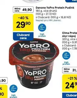 Tesco Danone yopro protein puding nabídka