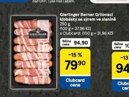 Tesco Grilovací klobásky se sýrem ve slanině nabídka