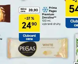 Tesco Prima pegas premmium zmrzlina nabídka