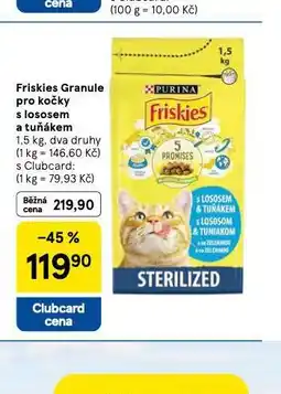 Tesco Friskies granule pro kočky nabídka