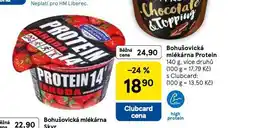 Tesco Bohušovická mlékárna protein nabídka