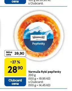 Tesco Varmuža rybí pepřenky nabídka