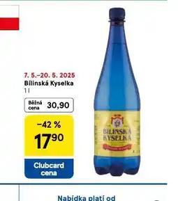 Tesco Bílinská kyselka nabídka