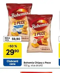 Tesco Bohemia chipsy z pece nabídka