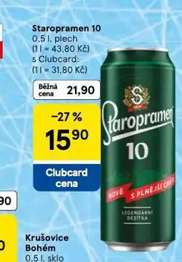 Tesco Pivo staropramen 10 nabídka
