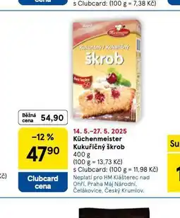 Tesco Kukuřičný škrob nabídka
