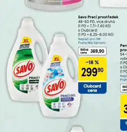 Tesco Savo prací prosteřdek nabídka