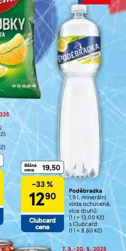 Tesco Poděbradka ochucená nabídka