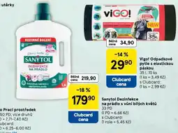 Tesco Sanytol dezinfekce na prádlo nabídka