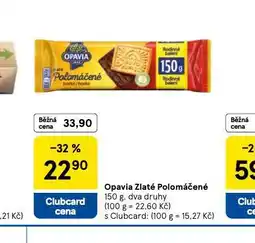 Tesco Opavia zlaté polomáčené nabídka