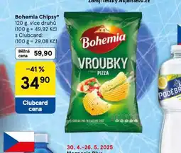 Tesco Bohemia chipsy nabídka
