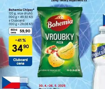 Tesco Bohemia chipsy nabídka