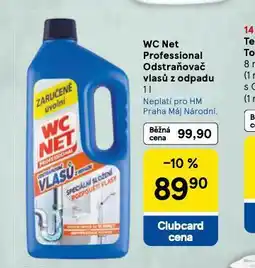 Tesco Wc net professional odstraňovač vlasů z odpadu nabídka