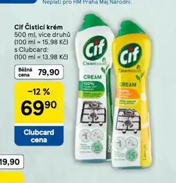 Tesco Cif čistící krém nabídka