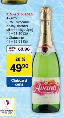 Tesco Avanti nabídka