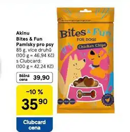 Tesco Akinu pamlsky pro psy nabídka