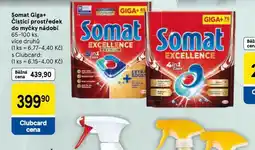 Tesco Somat giga+ čistící prostředek do myčky nabídka
