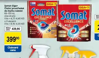 Tesco Somat giga+ čistící prostředek do myčky nabídka