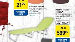 Tesco Plážové lehátko sundbay nabídka