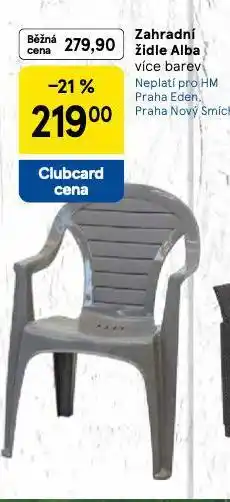 Tesco Zahradní židle nabídka