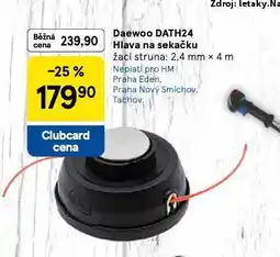 Tesco Daewoo hlava na sekačku nabídka