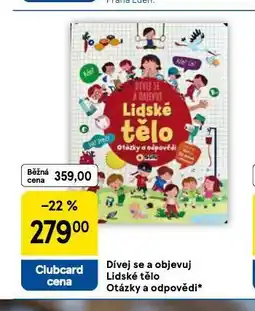 Tesco Dívej se a objevuj - lidské tělo, otázky a odpovědi nabídka