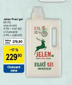 Tesco Jelen prací gel nabídka