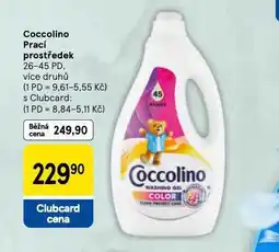 Tesco Coccolino prací prostředek nabídka