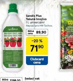 Tesco Sandis plus tekuté hnojivo nabídka