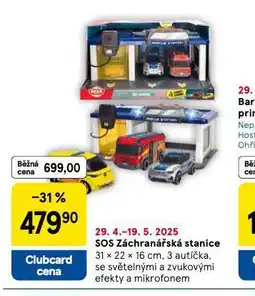 Tesco Sos záchranářská stanice nabídka