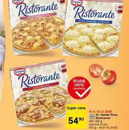 Tesco Dr. oetker pizza ristorante nabídka