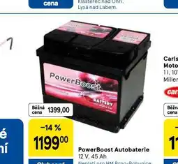 Tesco Pwerboost autobaterie 45 ah nabídka