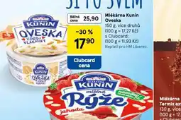 Tesco Mlékárna kunín oveska nabídka