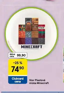 Tesco Stor plasová miska minecraft nabídka