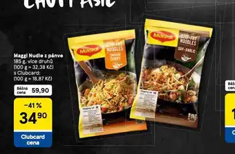 Tesco Maggi nudle z pánve nabídka