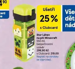 Tesco Stor láhev na pití minecrfat nabídka
