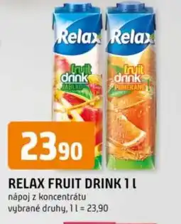 Trefa RELAX Fruit drink nabídka