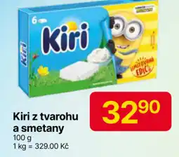 Hruška Kiri z tvarohu a smetany nabídka
