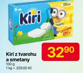 Hruška Kiri z tvarohu a smetany nabídka